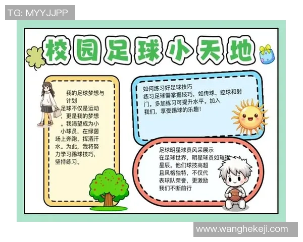 校园足球的魅力与发展探索手抄报展示青春活力与团队精神